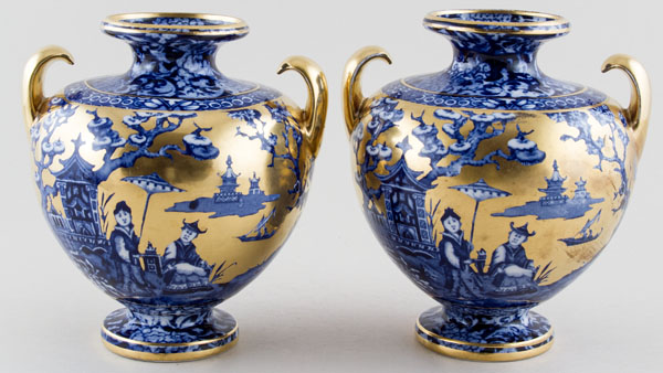 Vases pair of c1920s
